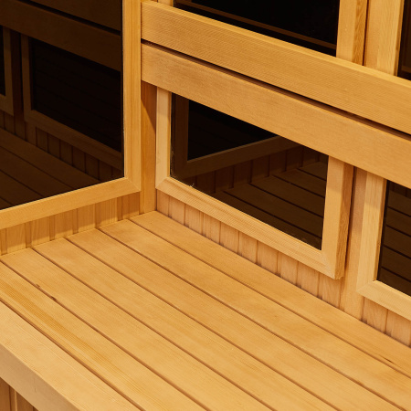 Инфракрасная сауна Mexda WS-1807 красный кедр 1200*1000*1900