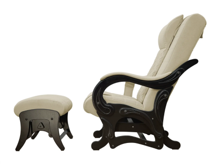 Массажное кресло качалка с пуфиком FUJIMO SAKURA PLUS F2005 FVXP Ваниль (Sakura 4)